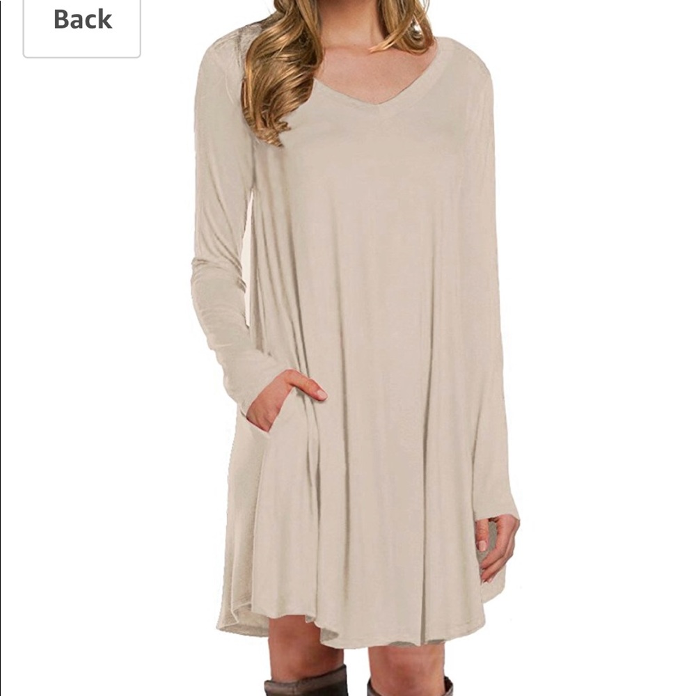 Casual long sleeve dress